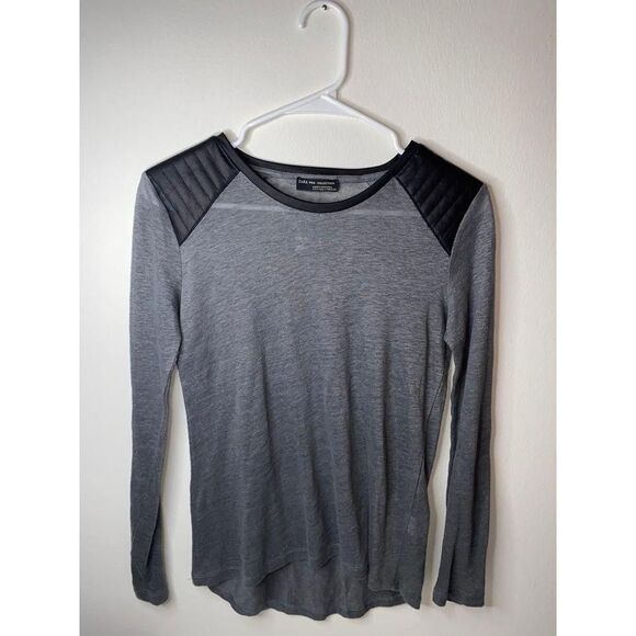 ZARA pleather blouse‎ - Picture 1 of 5